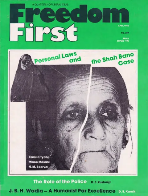 First page of Freedom First