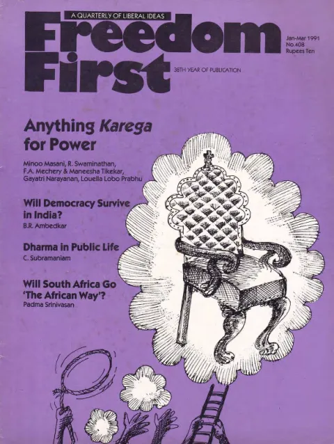 First page of Freedom First